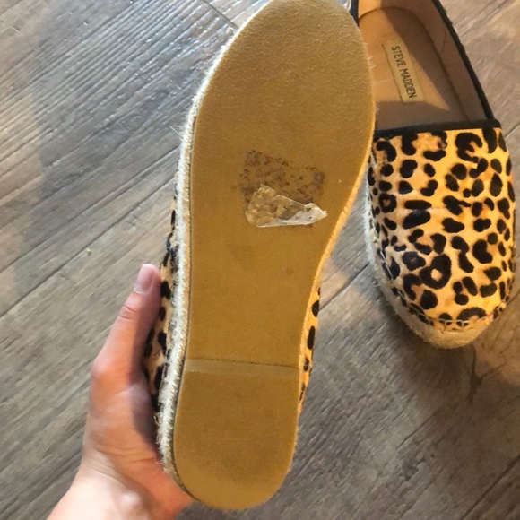 Steve Madden leopard platform espadrille sneakers - Picture 4 of 4
